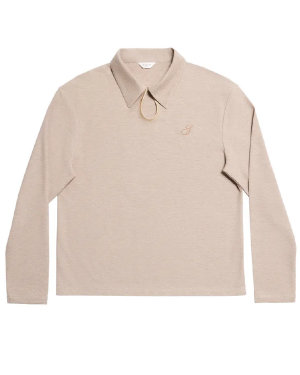 BY SIGNE Alice Polo - Beige Melange