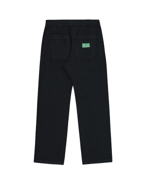 PALMES Lucien Herringbone Trousers - Black