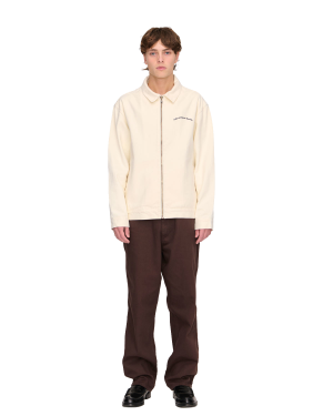 PALMES Lake Zip Jacket - Off White