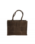 LUNA MOON Mid Tote Cervino Vista - Chocolate Brown