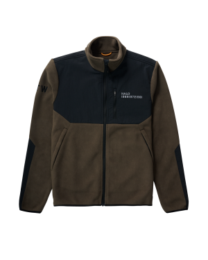 HALO Blocked Zip Fleece - Major Brown