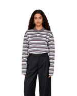 OPÉRASPORT Roland Unisex Polo - Grey Stripes