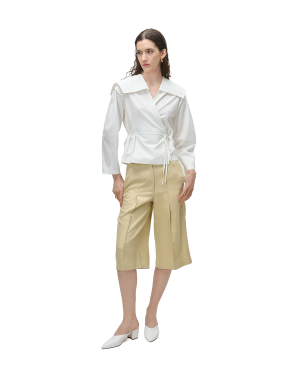 IVY OAK Plum Bermuda Shorts - Wood Pulp