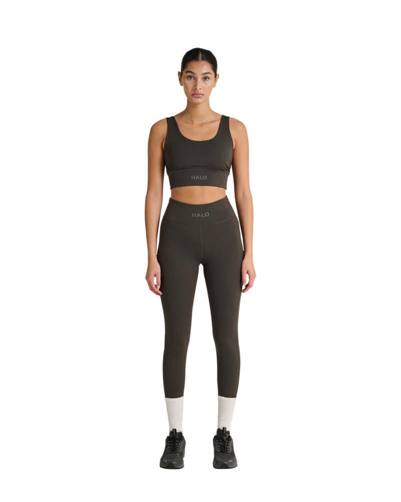 HALO Women Training Bra - Raven/Reflective