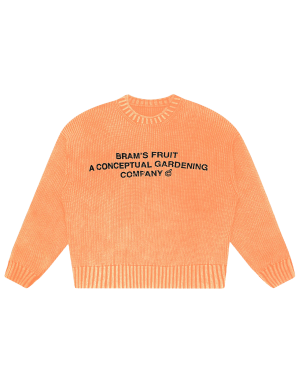 BRAMS FRUIT Stamp Knit - Orange