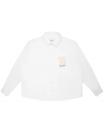 BRAMS FRUIT Longsleeve Varsity Shirt - White