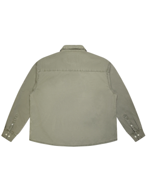 BRAMS FRUIT Sun Faded Script Logo Shirt - Green