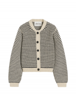 AIAYU Shiva Cardigan - Mix Black Navy