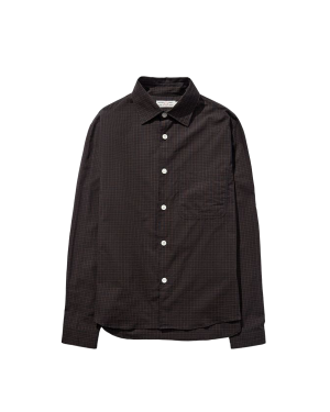 ANOTHER ASPECT Shirt 4.0 JPN - Navy/Brown Check