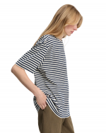 AIAYU Lui Circular Striped Tee - Mix Night