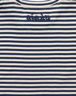 AIAYU Lui Circular Striped Tee - Mix Night