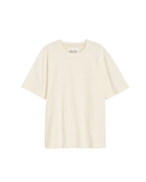 Aiayu Lui Circular Tee - Pure Ecru