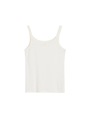 AIAYU Messhu Tank - Pure Ecru