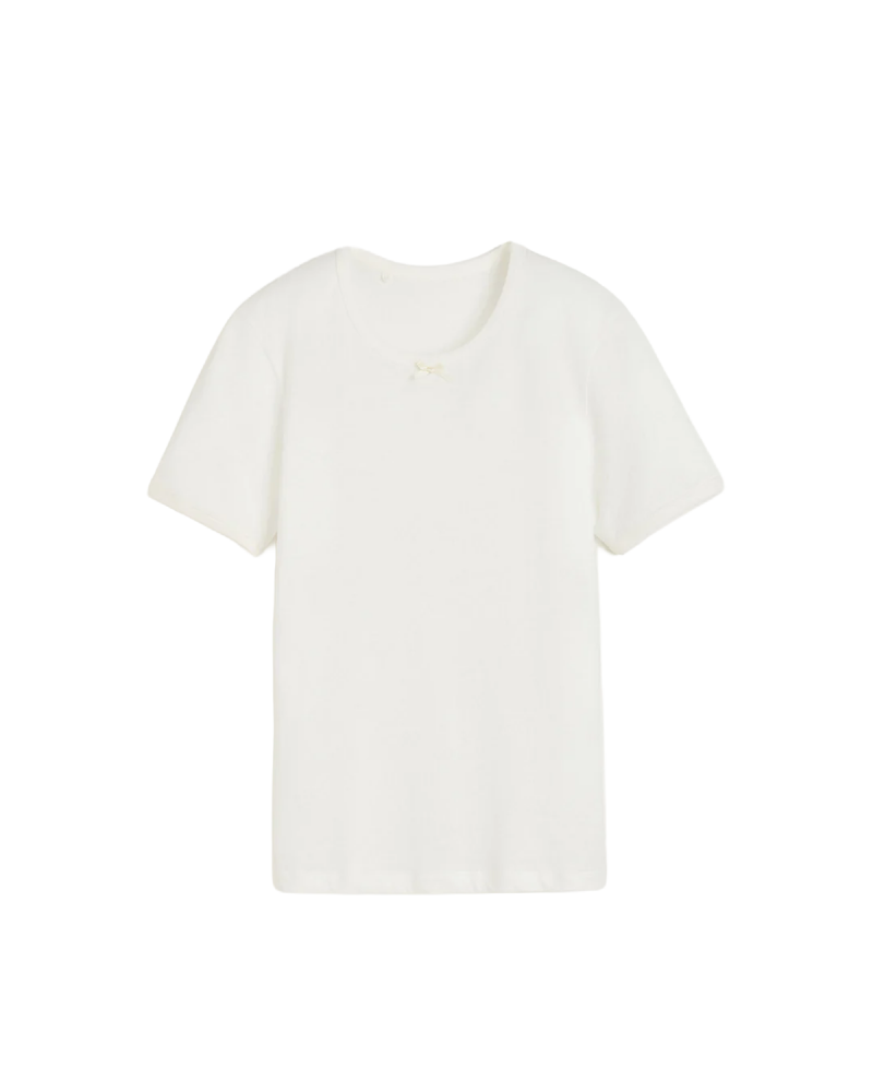 AIAYU Messhu Tee - Pure Ecru