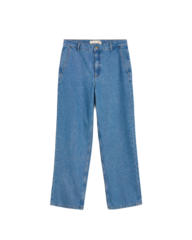 AIAYU Carlo Midwaist Wide Jeans - Clear Blue