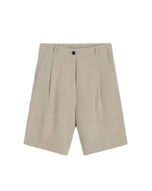 AIAYU Willy Shorts Heavy Linen - Pure Natural