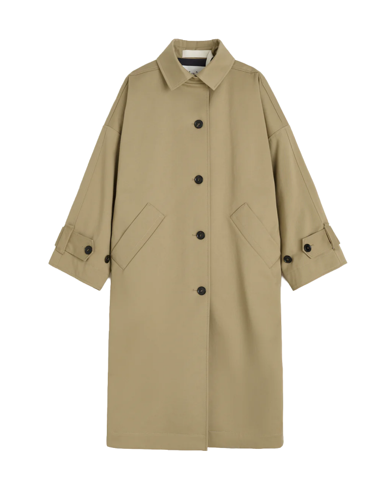 Artboard 2 AIAYU Jo Coat Twill - Classic Khaki