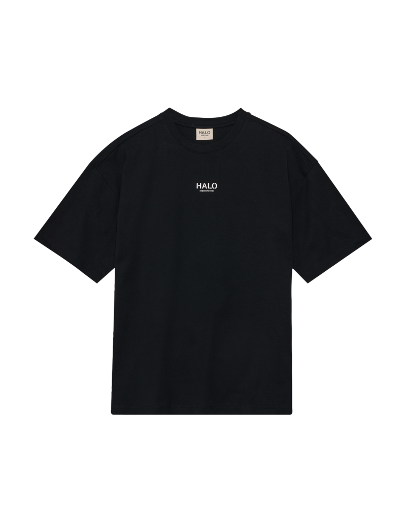 HALO Graphic Boxy T-Shirt - Black/Silver