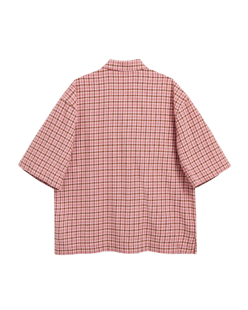 SUNFLOWER Adam Overshirt - Pink Check