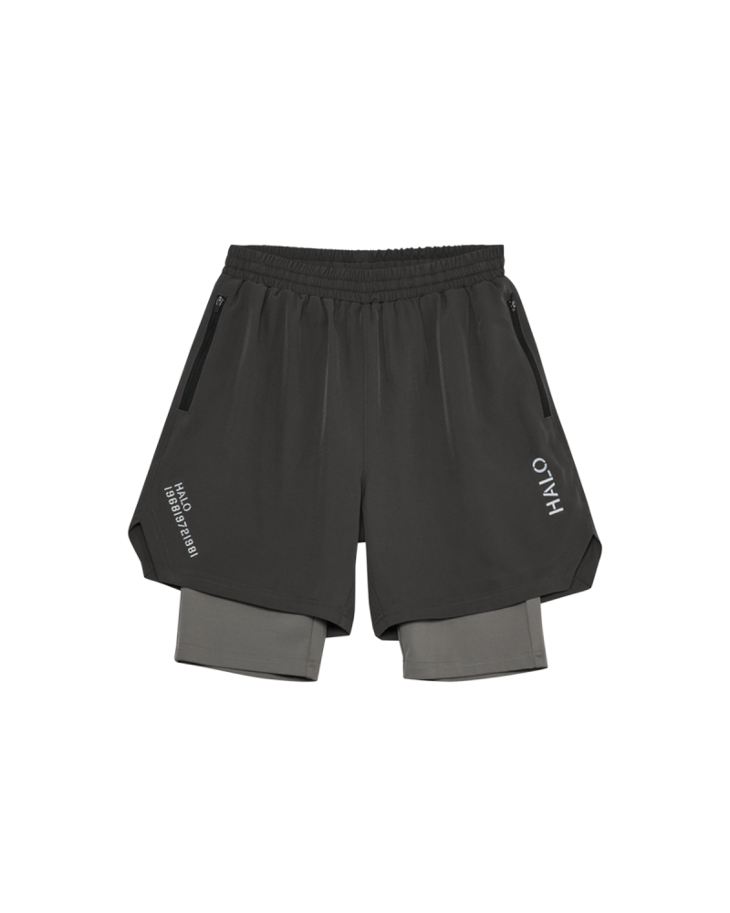 HALO 2 in 1 Shorts - Raven