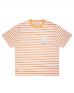BRAMS FRUIT Varsity Striped T-shirt - Orange