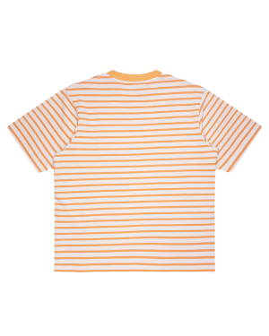 BRAMS FRUIT Varsity Striped T-shirt - Orange