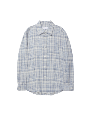 PALMES Wrinkle Shirt - Sky Blue