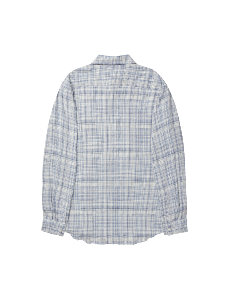 PALMES Wrinkle Shirt - Sky Blue