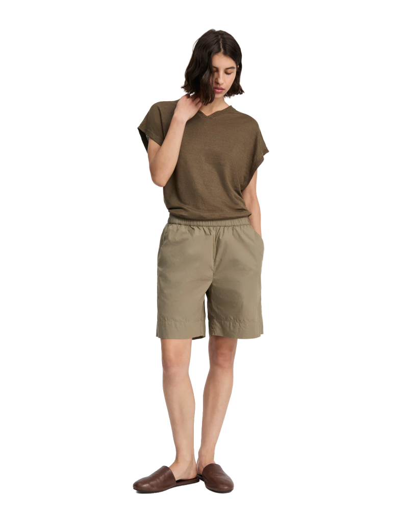 AIAYU Shorts Long - Olive Garden