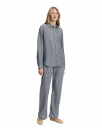  AIAYU Paulina Shirt Linen - Night Sky