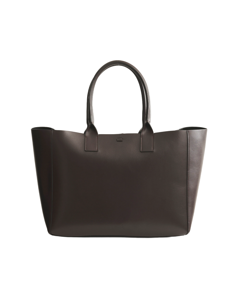 KONÉ Large Filippo Bag - Vitello Dark Brown