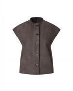 BENEDIKTE UTZON Julle Vest - Dark Brown