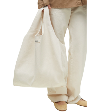 AIAYU Bag Canvas - Pure Ecru