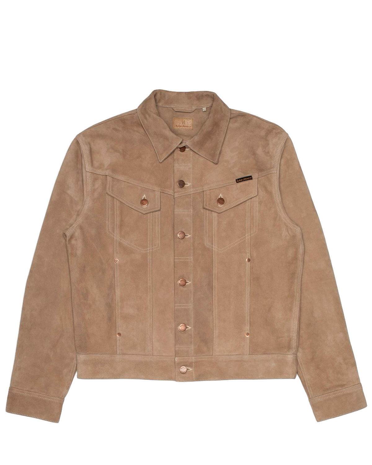 NUDIE Willy Suede Jacket - Mud