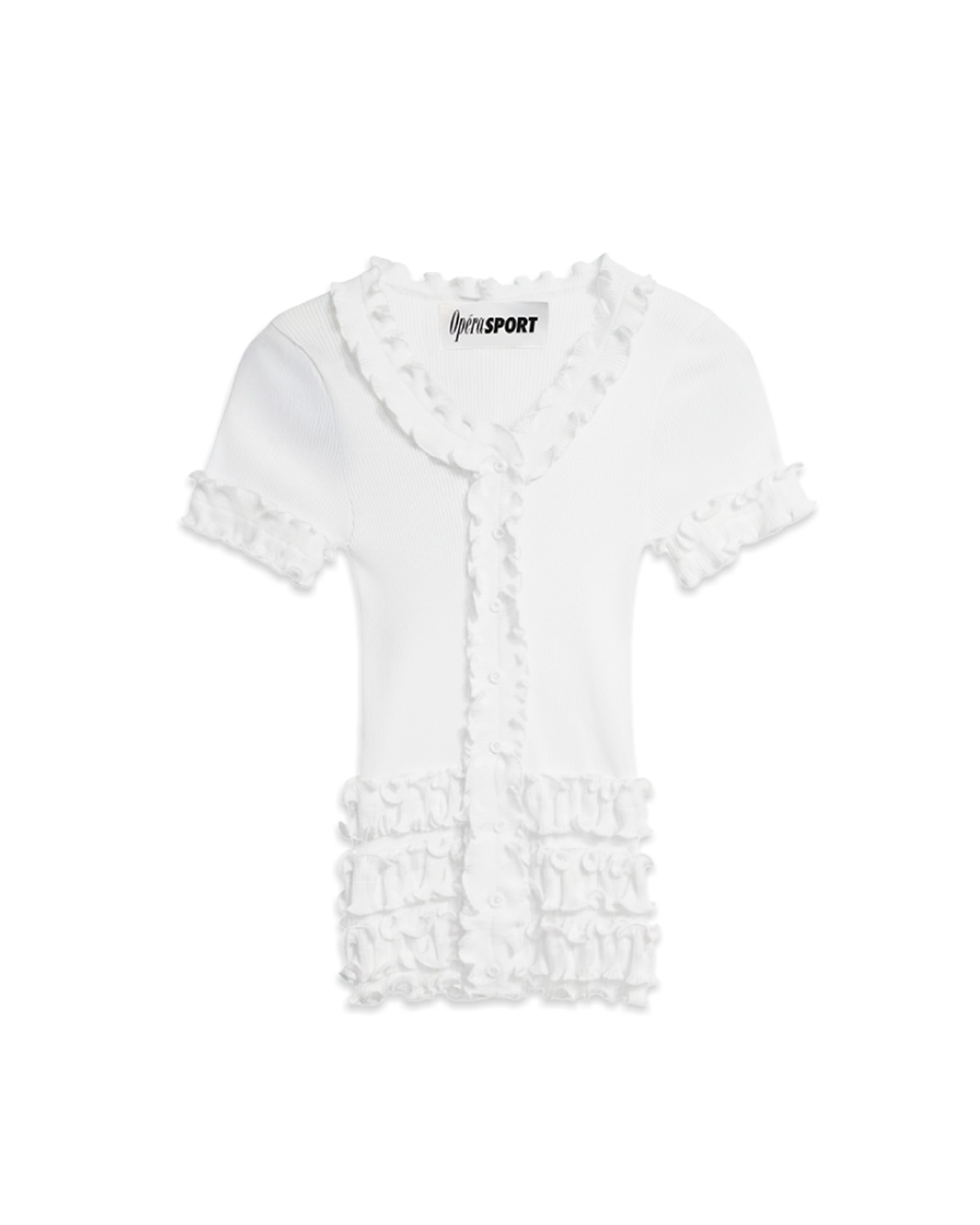 Tegnebræt 1 OPÉRASPORT Valentina Seamless Top - White