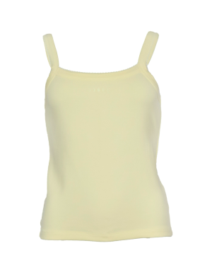 LUNA MOON Top - Pastel Yellow