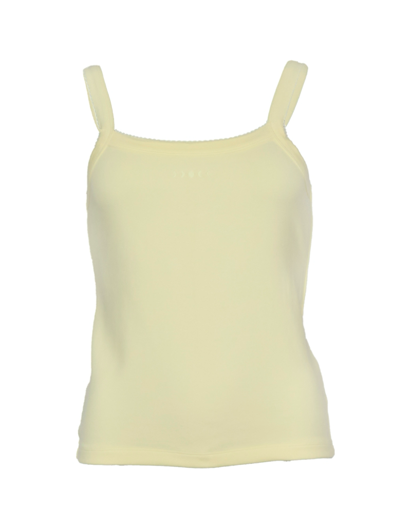LUNA MOON Top - Pastel Yellow