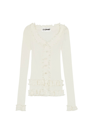OPÉRASPORT Caroline Seamless Cardigan - Pristine