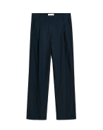 AIAYU Billy Pant Zip Poplin - Black Navy