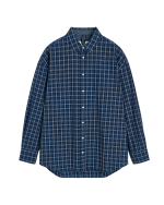 AIAYU Shirt Check - Mix Navy
