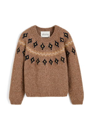 AIAYU Wyn Sweater - Mix Pure Brownie
