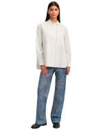 AIAYU Lynette Shirt - Mix French Blue