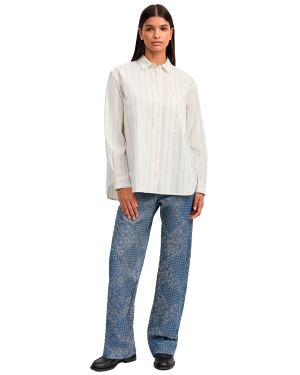 AIAYU Lynette Shirt - Mix French Blue