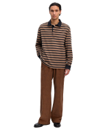 ANOTHER ASPECT Rugby Polo 1.0 - Grey/Brown
