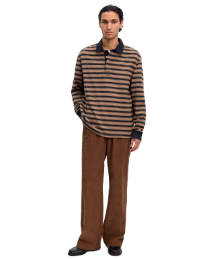 ANOTHER ASPECT Rugby Polo 1.0 - Grey/Brown