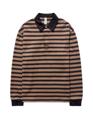 ANOTHER ASPECT Rugby Polo 1.0 - Grey/Brown