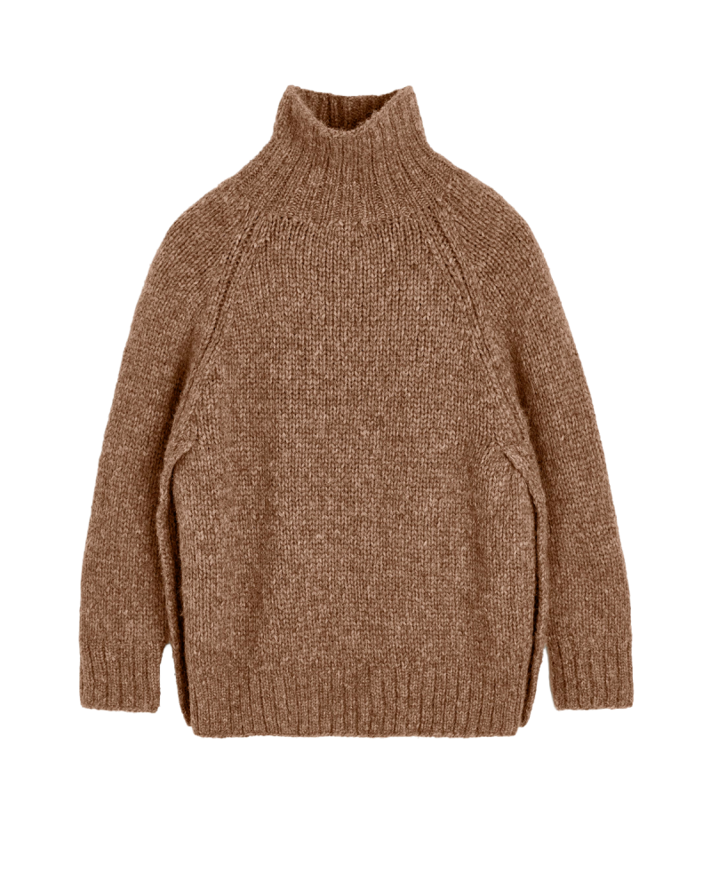 Tegnebræt 1 AIAYU Mechera Sweater - Pure Brown