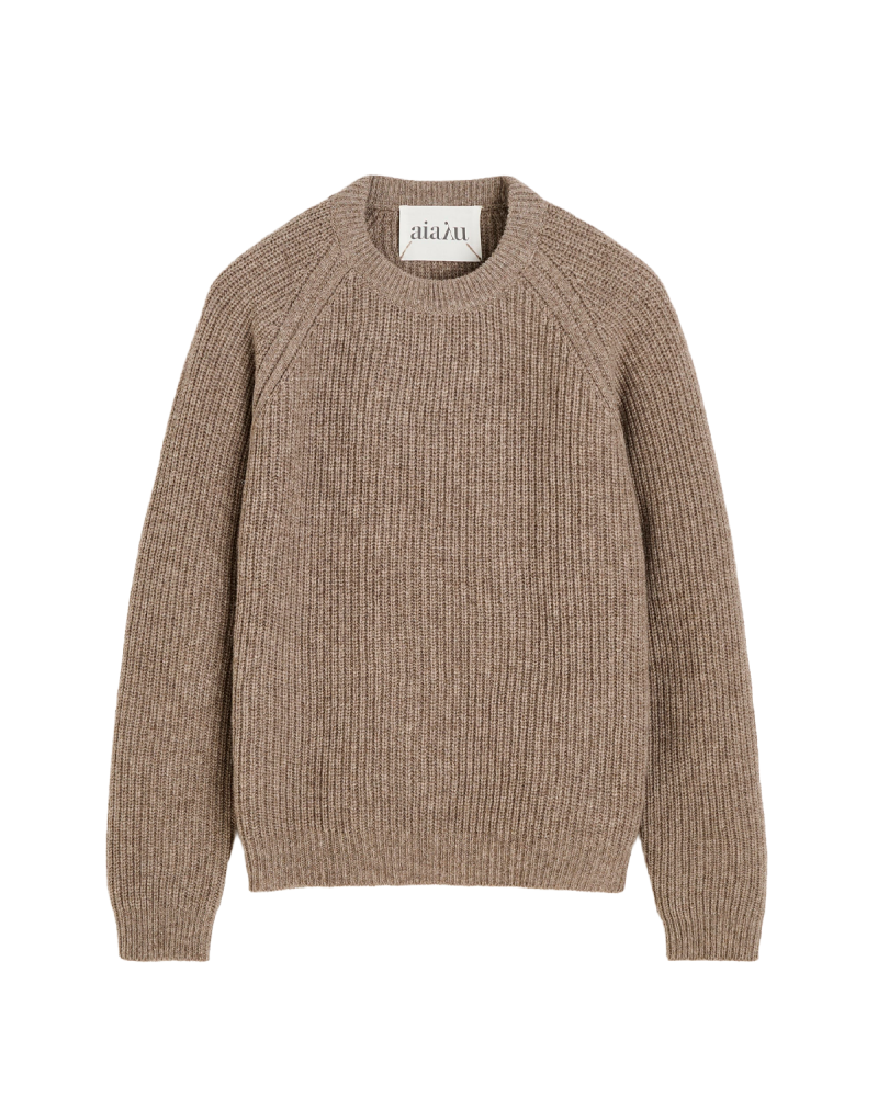 Tegnebræt 1 AIAYU Sakari Sweater - Pure Soil
