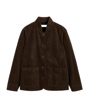 AIAYU Jacy Jacket Corduroy - Smokey Brown