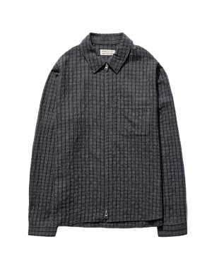 ANOTHER ASPECT Overshirt 1.0 JPN - Grey/ Black Stripe